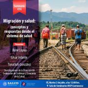 CONFERENCIA Migración y Salud: conceptos y respuestas desde el Sistema de Salud